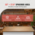 55" x 27.6" Standing Desk Table Top Particle Board Desktop 220lb Capacity