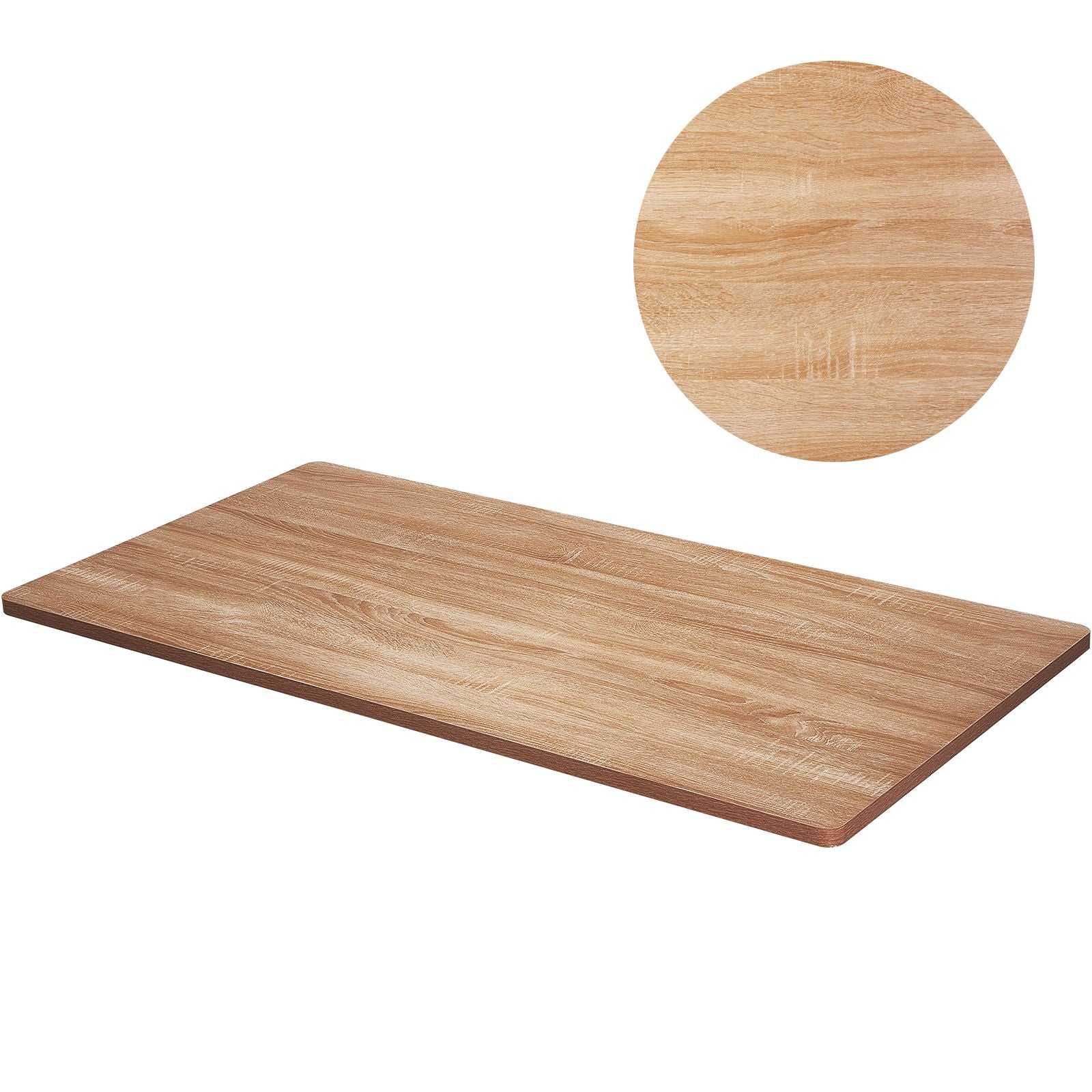 Table Top, 63" x 31.5" x 1", 220.5 lbs Load Capacity, Universal One-Piece Particle Board Desktop for Height Adjustable Electric Standing Desk Frame, Rectangular Countertop for Home & Office Desk