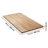 Table Top, 63" x 31.5" x 1", 220.5 lbs Load Capacity, Universal One-Piece Particle Board Desktop for Height Adjustable Electric Standing Desk Frame, Rectangular Countertop for Home & Office Desk