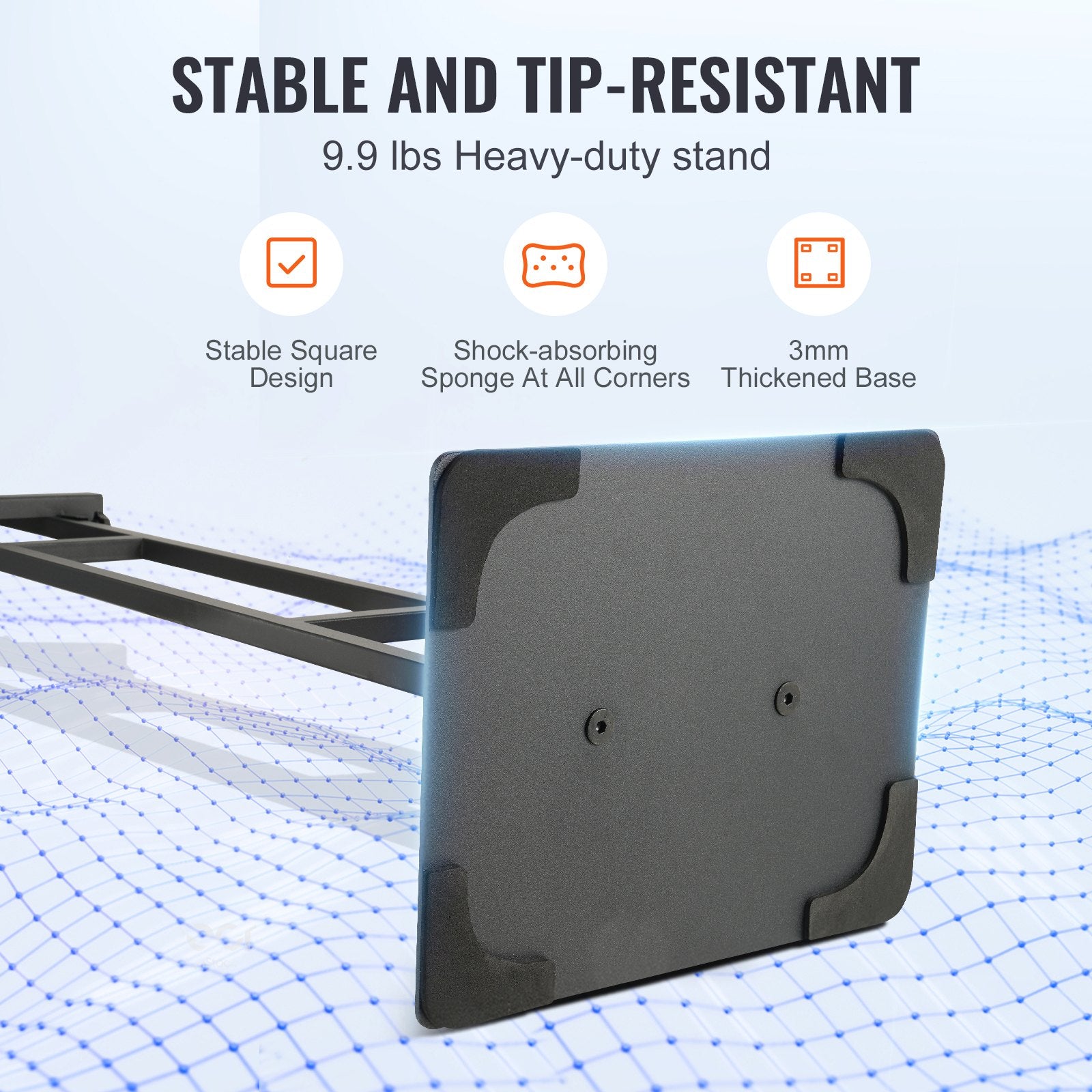 Poster Stand, Adjustable Height Up to 75