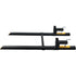 Pallet Forks, 907 kg Tractor Bucket Forks, 1490 mm Total Length Clamp on Pallet Forks with Adjustable Stabilizer bar, Heavy Duty Pallet Forks for Tractor Attachments, Skid Steer, Loader Bucket