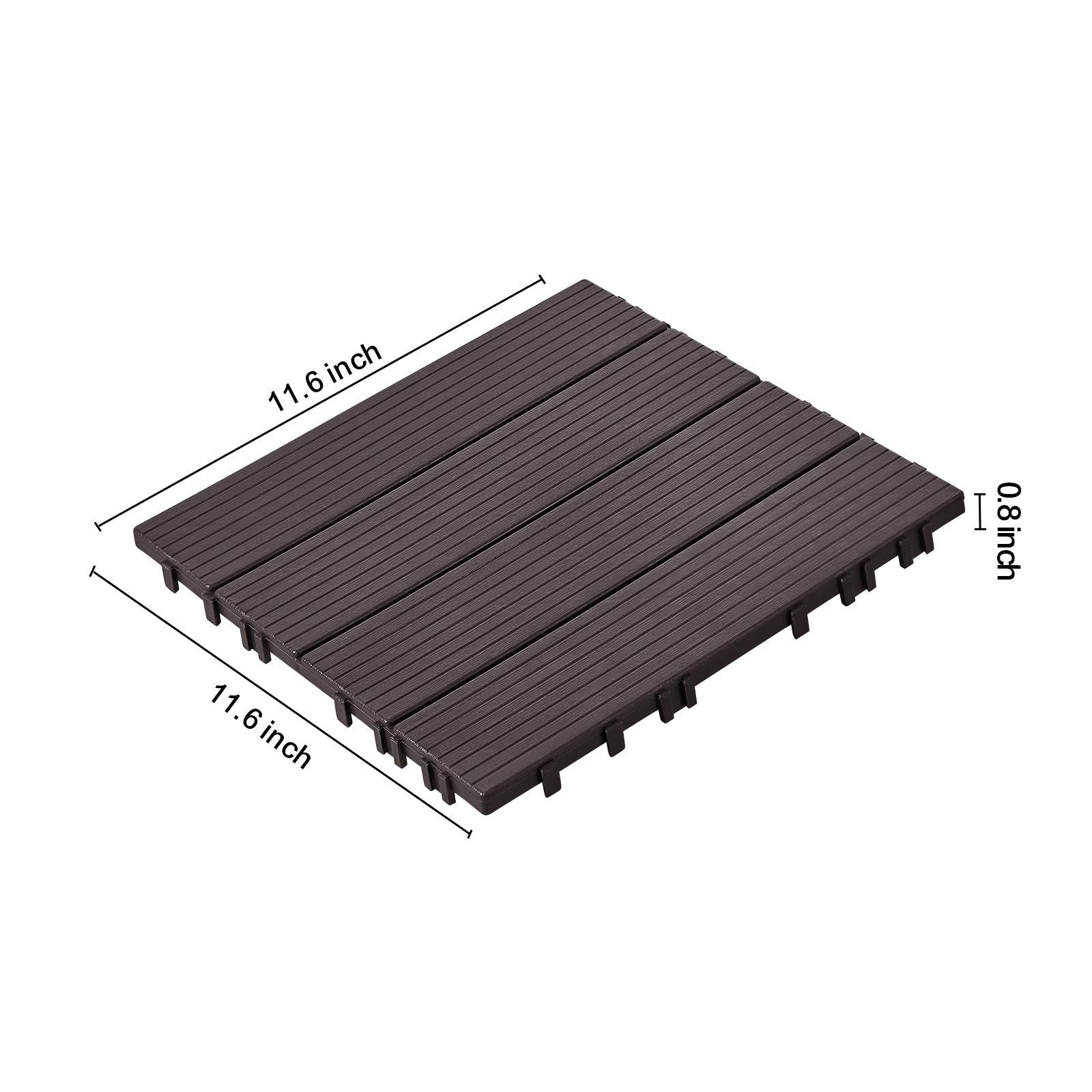 Interlocking Deck Tiles 54 Pack 12