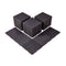 54-Pack Interlocking Deck Tiles 12x12 In, Waterproof Dark Brown Patio Flooring