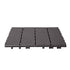 Interlocking Deck Tiles 54 Pack 12"x12" Waterproof for Porch Dark Brown