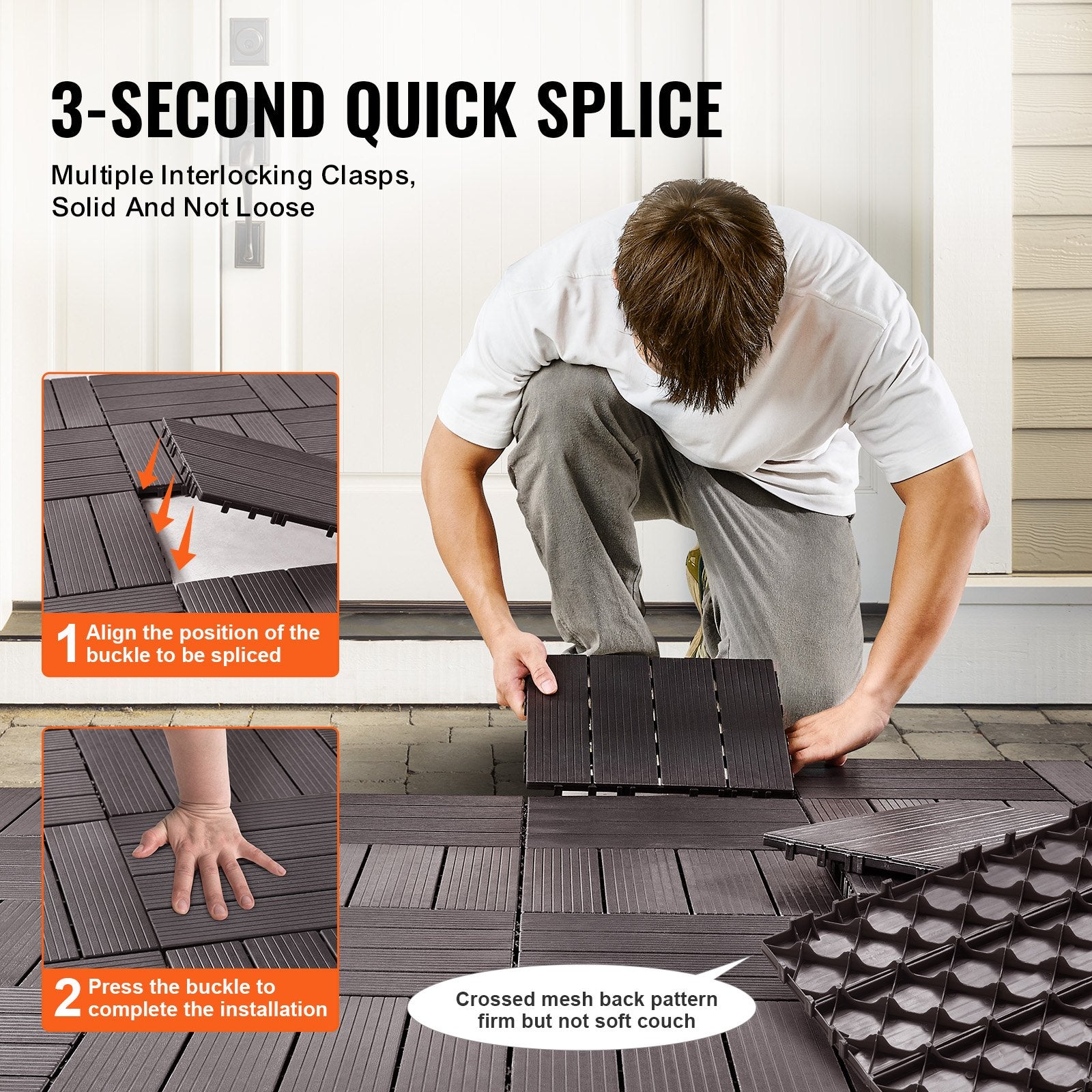 Interlocking Deck Tiles 54 Pack 12