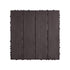 Interlocking Deck Tiles 54 Pack 12"x12" Waterproof for Porch Dark Brown