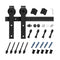 1500 mm Sliding Barn Door Hardware Kit for Single Sliding Barn Door Black