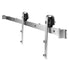 2000mm Sliding Barn Door Hardware Kit Carbon Steel Track Set - Silver Finish