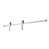6FT Sliding Barn Door Hardware Kit, 330 LBS Weight Capacity, Compatible with 36 Inches Max Width & 1-3/8 to 1-3/4 Inches Thickness Single Sliding Barn Door, Durable Track & J-shape Roller Silver