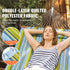 12FT Double Quilted Hammock 480lb Capacity with Hardwood Spreader Bars
