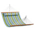 12FT Double Quilted Hammock 480lb Capacity with Hardwood Spreader Bars