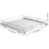 Pull Out Cabinet Under Sink Organizer 20 x 21 Inch Wire Drawer Basket