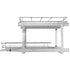 2-Tier Wire Pull Out Cabinet Under Sink Organizer 14x21 Inch Drawer Basket