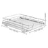 Pull Out Cabinet Under Sink Organizer 11.5 x 16.5 Inch Wire Drawer Basket