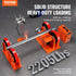 Turning Rolls Linkage Roller, 1000KG/2205LBS Loading Welding Turning Roll, 25-1400mm Diameter, 80-1600 mm/min Rotary Welding Positioner & Welding Torch Stand for Welding Equipment Support