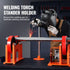 Turning Rolls Linkage Roller, 1000KG/2205LBS Loading Welding Turning Roll, 25-1400mm Diameter, 80-1600 mm/min Rotary Welding Positioner & Welding Torch Stand for Welding Equipment Support