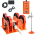 Turning Rolls Linkage Roller, 1000KG/2205LBS Loading Welding Turning Roll, 25-1400mm Diameter, 80-1600 mm/min Rotary Welding Positioner & Welding Torch Stand for Welding Equipment Support