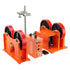 Turning Rolls Linkage Roller, 1000KG/2205LBS Loading Welding Turning Roll, 25-1400mm Diameter, 80-1600 mm/min Rotary Welding Positioner & Welding Torch Stand for Welding Equipment Support