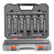 Forstner Bit Set, 16 Pcs Forstner Drill Bits Set, 1/4" to 1-5/8", Carbon Steel, with Universal Round Shank, Forstner Drill Bit for Wood and Composite Board, Forstner Bits for Woodworking