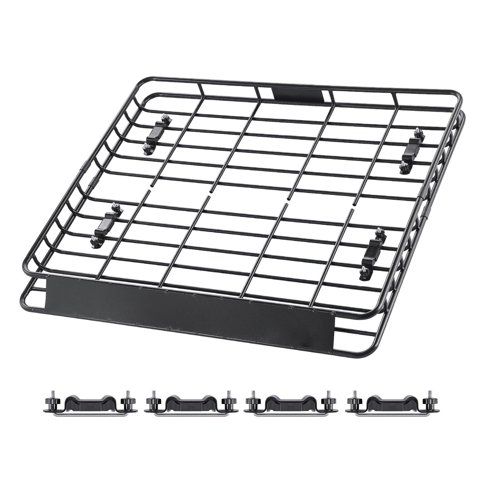 Universal Roof Rack Cargo Carrier Basket 1095x1270mm Alloy Steel SUV