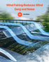 Roof Rack Cargo Carrier, 1095 x 1270 x 105 mm, Universal Rooftop Cargo Basket, Car Top Luggage Holder with 68 kg Max Load Capacity, 4.1 in Fence, Anti-Rust Alloy Steel, Wind Fairing, for SUV Car