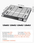 Roof Rack Cargo Carrier, 1095 x 1270 x 105 mm, Universal Rooftop Cargo Basket, Car Top Luggage Holder with 68 kg Max Load Capacity, 4.1 in Fence, Anti-Rust Alloy Steel, Wind Fairing, for SUV Car