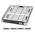 Roof Rack Cargo Carrier, 1095 x 1270 x 105 mm, Universal Rooftop Cargo Basket, Car Top Luggage Holder with 68 kg Max Load Capacity, 4.1 in Fence, Anti-Rust Alloy Steel, Wind Fairing, for SUV Car