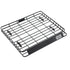 Roof Rack Cargo Carrier, 1095 x 1270 x 105 mm, Universal Rooftop Cargo Basket, Car Top Luggage Holder with 68 kg Max Load Capacity, 4.1 in Fence, Anti-Rust Alloy Steel, Wind Fairing, for SUV Car