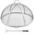 40in Fire Pit Spark Screen Lid Stainless Steel Round Firepit Cover