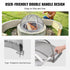 40in Fire Pit Spark Screen Lid Stainless Steel Round Firepit Cover