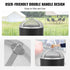 20" Round Fire Pit Spark Screen Stainless Steel Mesh Cover with Handles