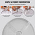 20" Round Fire Pit Spark Screen Stainless Steel Mesh Cover with Handles