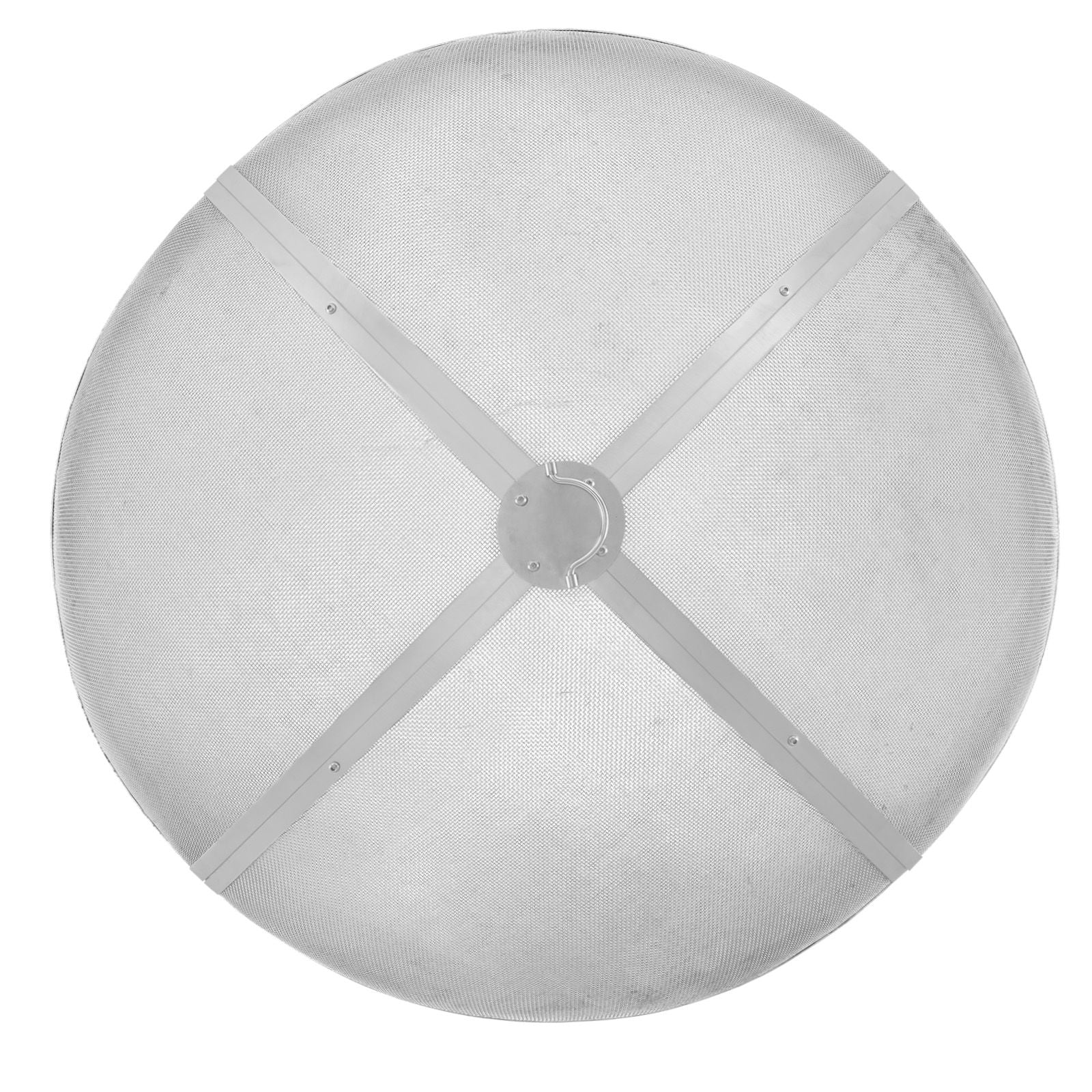 40in Round Fire Pit Spark Screen Heavy Duty Steel Fire Pit Cover Lid