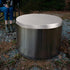 Fire Pit Cover Lid, 27" Portable Firepit Spark Screen,Stainless Steel Steel Metal Cover, Easy-Opening Outdoor Wood Burning and Camping Stove Accessory, for Outdoor Patio Fire Pits Backyard