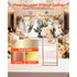 10 Pack 40cm Gold Wedding Flower Stands with Acrylic Shelf Centerpiece