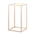 10 Pack 40cm Gold Wedding Flower Stands with Acrylic Shelf Centerpiece