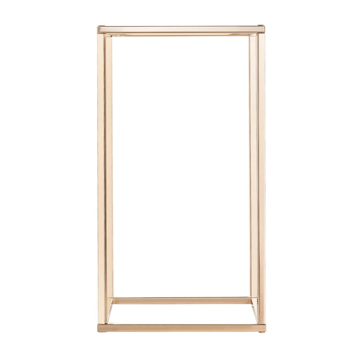10 Pack 40cm Gold Wedding Flower Stands with Acrylic Shelf Centerpiece