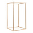 10 Pack 40cm Gold Wedding Flower Stands with Acrylic Shelf Centerpiece
