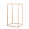 Wedding Flower Stand, 10PCS 40cm Column Flower Stand, Floral Stands with Acrylic Laminate, Gold Rectangular Floral Display Rack for Wedding, Party, Birthday, Home, Gold Centerpiece Stands