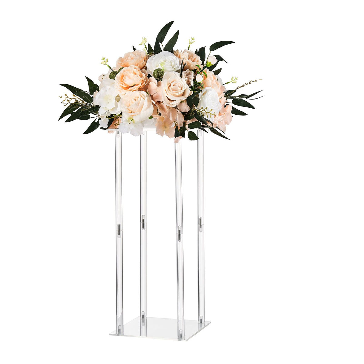 10pcs 50cm Wedding Flower Stands Acrylic Floral Display Column Centerpiece