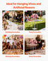 Wedding Flower Stand, 10PCS 50cm Column Flower Stand, Floral Stands with Acrylic Laminate, Cylindrical Cubic Floral Display Rack for Wedding, Party, Birthday, Home, Centerpiece Stands