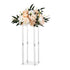 Wedding Flower Stand, 10PCS 50cm Column Flower Stand, Floral Stands with Acrylic Laminate, Cylindrical Cubic Floral Display Rack for Wedding, Party, Birthday, Home, Centerpiece Stands