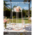 10pcs 60cm Gold Wedding Flower Stands Acrylic Floral Centerpiece Rack