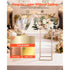 10pcs 60cm Gold Wedding Flower Stands Acrylic Floral Centerpiece Rack