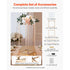 10pcs 60cm Gold Wedding Flower Stands Acrylic Floral Centerpiece Rack