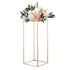 10pcs 60cm Gold Wedding Flower Stands Acrylic Floral Centerpiece Rack