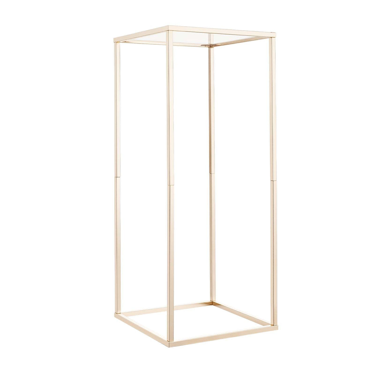 10pcs 60cm Gold Wedding Flower Stands Acrylic Floral Centerpiece Rack