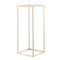 Wedding Flower Stand, 10PCS 60cm Column Flower Stand, Floral Stands with Acrylic Laminate, Gold Rectangular Floral Display Rack for Wedding, Party, Birthday, Home, Gold Centerpiece Stands