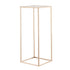 Wedding Flower Stand, 10PCS 60cm Column Flower Stand, Floral Stands with Acrylic Laminate, Gold Rectangular Floral Display Rack for Wedding, Party, Birthday, Home, Gold Centerpiece Stands
