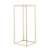 Wedding Flower Stand, 10PCS 60cm Column Flower Stand, Floral Stands with Acrylic Laminate, Gold Rectangular Floral Display Rack for Wedding, Party, Birthday, Home, Gold Centerpiece Stands